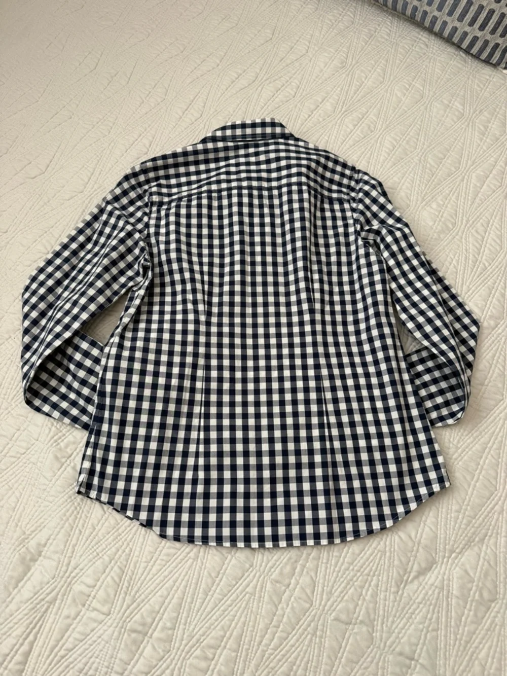 Vineyard Vines Navy & White Gingham Button-Down Shirt - Men - Picture 4 of 4